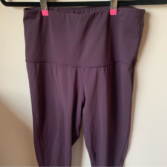 Jed North BRAND NEW Leggings size LARGE eggplant HIGH WAISTED - Picture 4 of 5